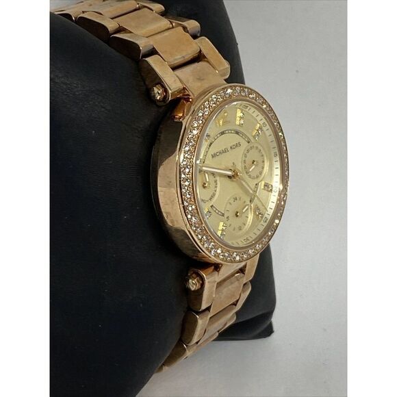 Michael Kors Parker MK5842 Women Stainless Steel Analog Dial Quartz Watch WO715 - Picture 5 of 12